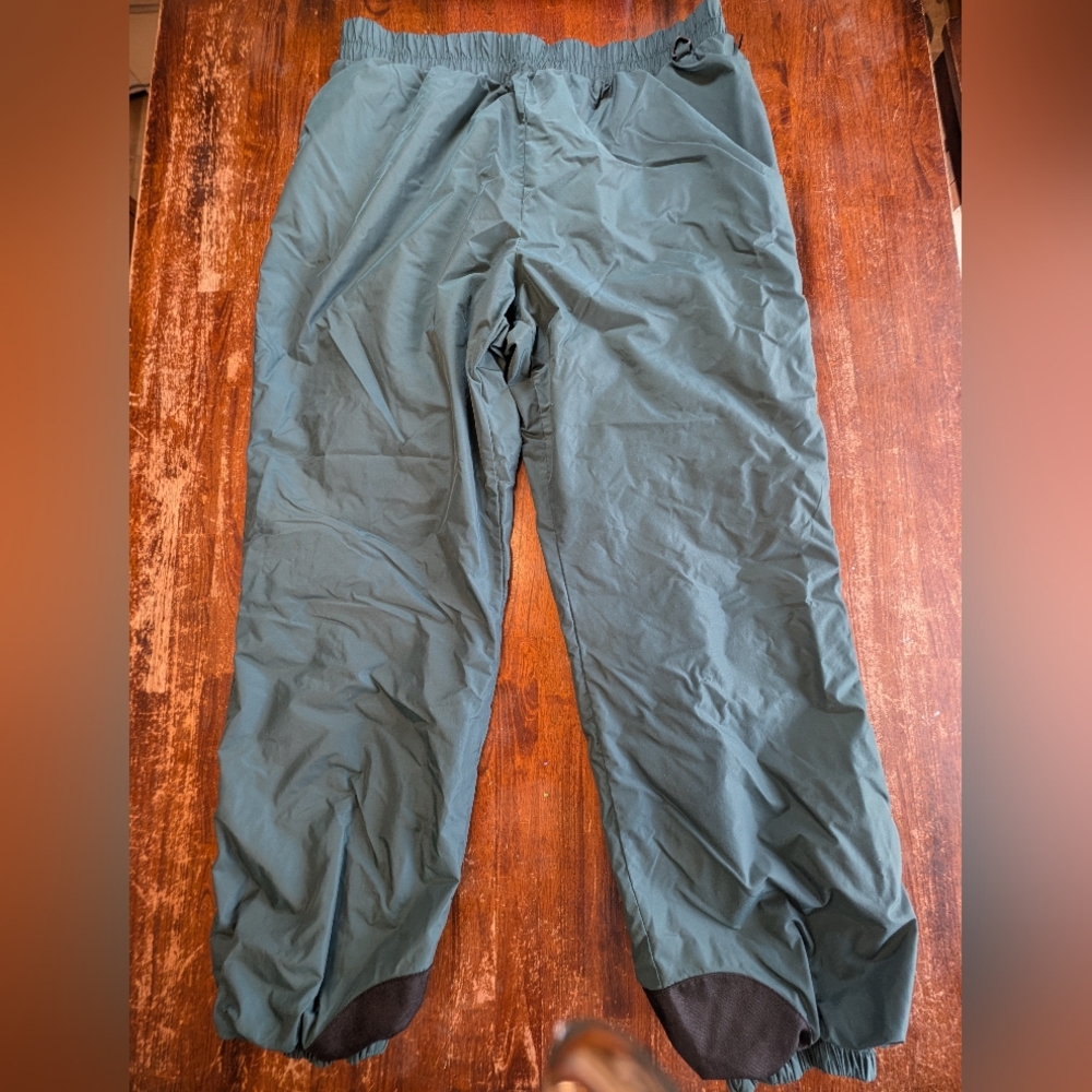 Columbia Vintage Snow Ski Rain Pants Lined Not Insulated Mens 2XL Green Outdoors